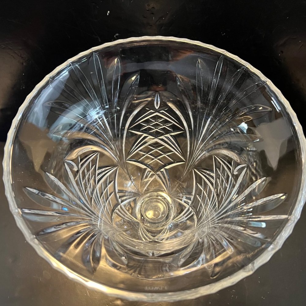 Towle Crystal 24% Lead Crystal Signed Centerpiece - Picture 6 of 8